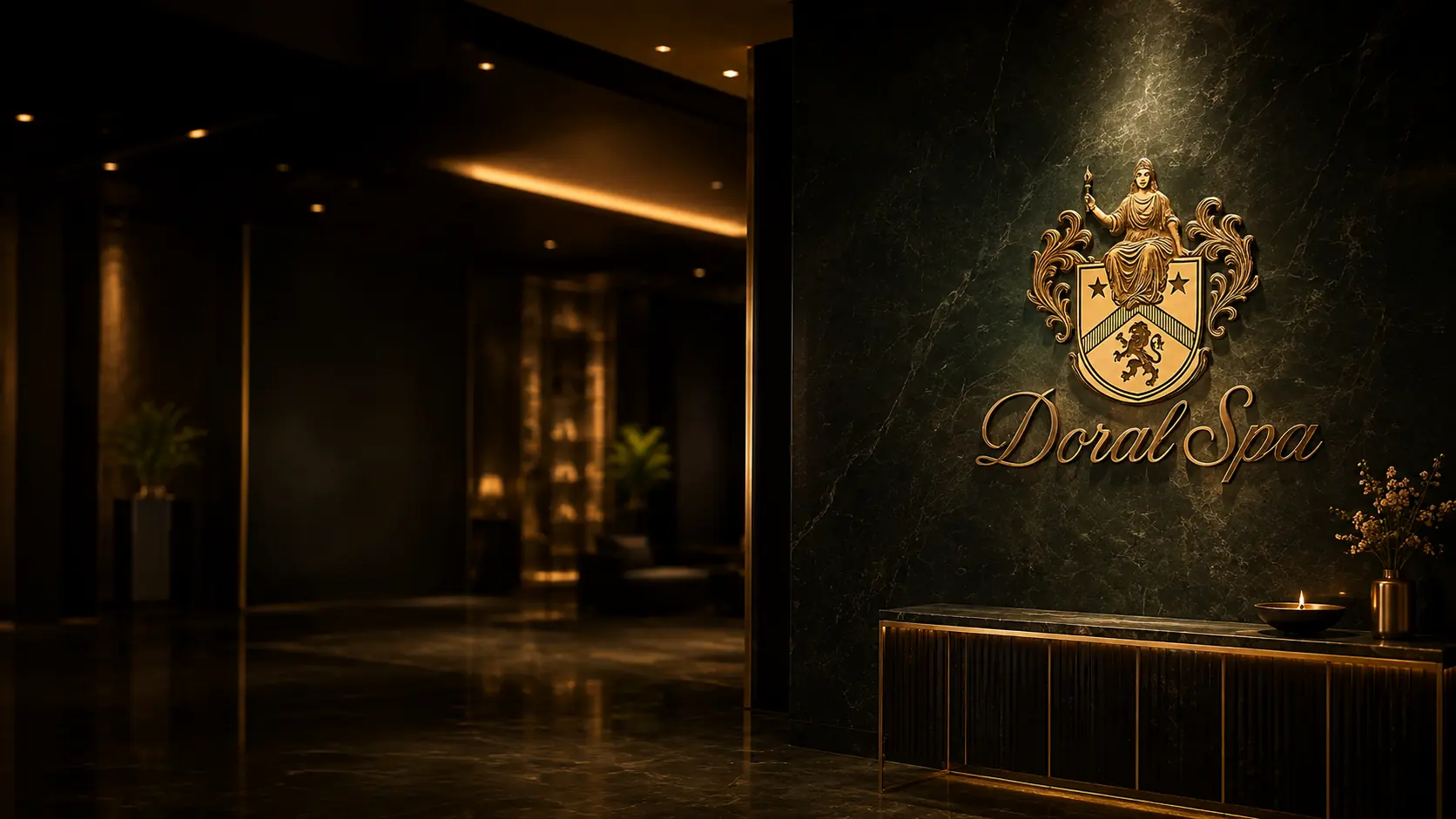 The refined interior of Doral Spa in Abu Dhabi